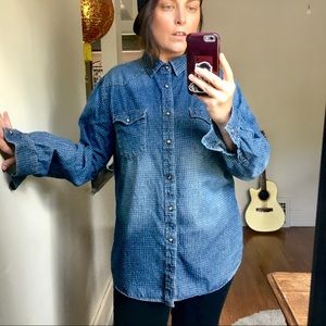 Mossimo Supply Co. oversized soft denim shirt